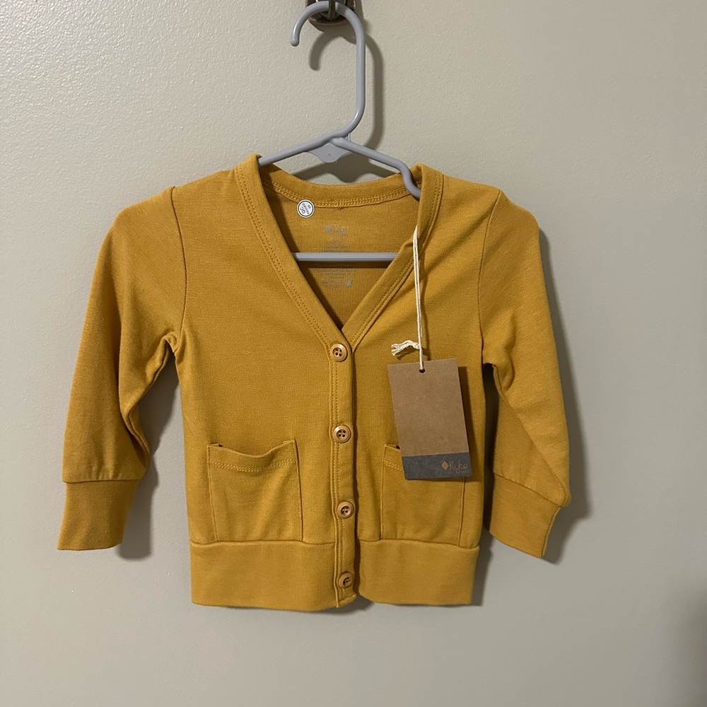 Kyte Golden Bamboo Jersey Cardigan